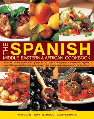 Book cover for Spanish, Middle Eastern & African Cookbook