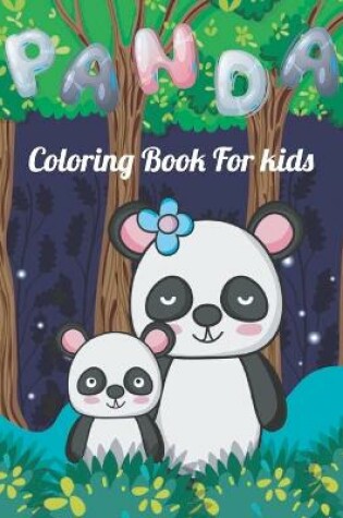 Cover of Panda coloring book for kids