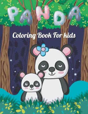 Book cover for Panda coloring book for kids