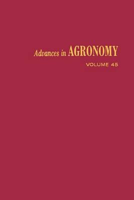 Book cover for Advances in Agronomy Volume 45