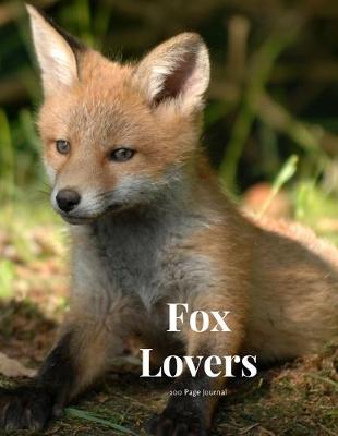 Book cover for Fox Lovers 100 page Journal