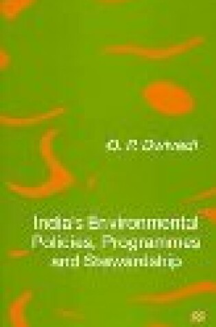 Cover of India's Environmental Policies, Programmes and Stewardship