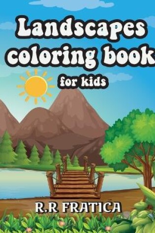 Cover of Landscapes coloring book for kids