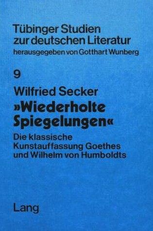 Cover of -Wiederholte Spiegelungen-