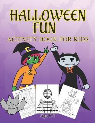 Book cover for Halloween Fun Activity Book Ages 5-7