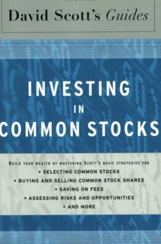 Cover of David Scott's Guide to Investing in Common Stocks