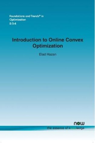 Cover of Introduction to Online Convex Optimization