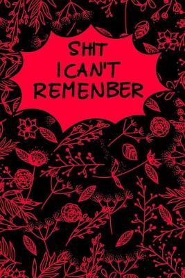 Book cover for Shit I Can't Remenber