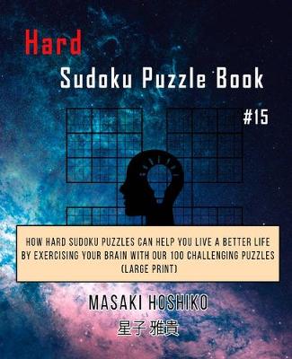 Book cover for Hard Sudoku Puzzle Book #15