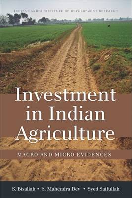 Book cover for Investment in Indian Agriculture