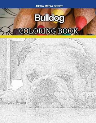 Book cover for Bulldog Coloring Book