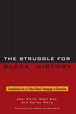 Book cover for The Struggle for Black History