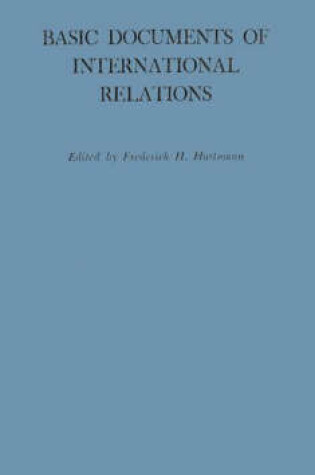 Cover of Basic Documents of International Relations