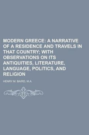 Cover of Modern Greece