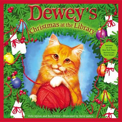 Book cover for Dewey's Christmas at the Library