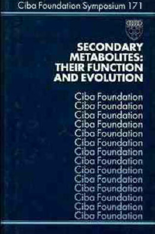 Cover of Secondary Metabolites