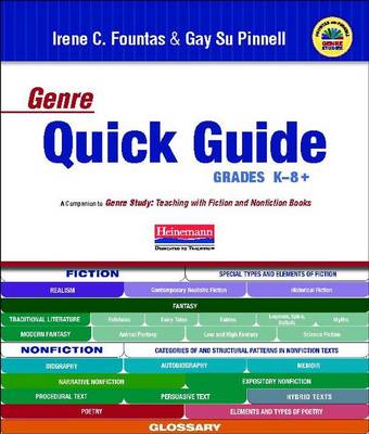 Book cover for Fountas & Pinnell Genre Quick Guide K-8