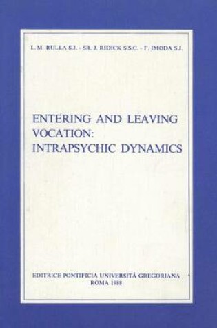 Cover of Entering and Leaving Vocation