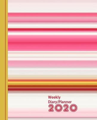 Book cover for Pastel Pinks & Gold Mix Stripe Design