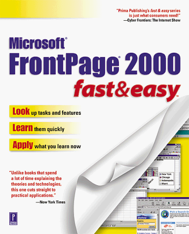 Book cover for FrontPage 2000 Fast and Easy