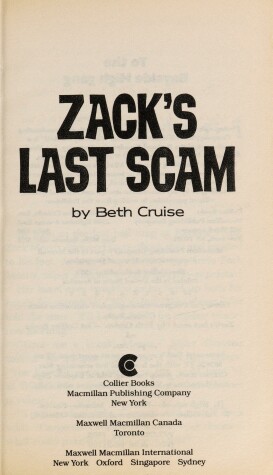 Cover of Zack's Last Scam