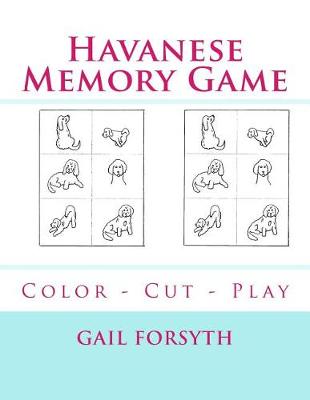 Book cover for Havanese Memory Game