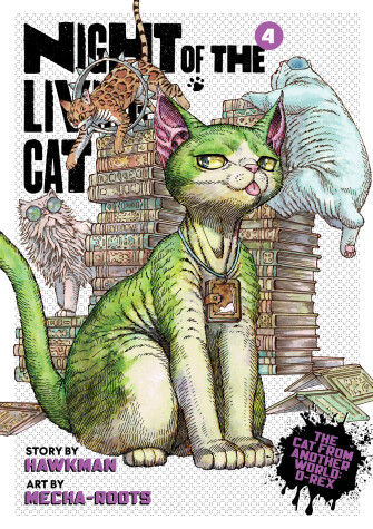 Book cover for Night of the Living Cat Vol. 4