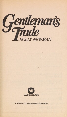 Book cover for Gentleman's Trade