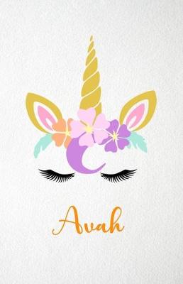 Book cover for Avah A5 Lined Notebook 110 Pages