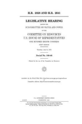 Cover of H.R. 2828 and H.R. 2641