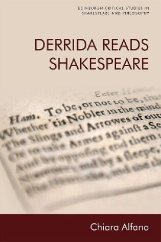 Cover of Derrida Reads Shakespeare