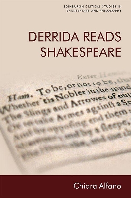 Cover of Derrida Reads Shakespeare