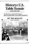 Book cover for History of U.S. Table Tennis Volume 2