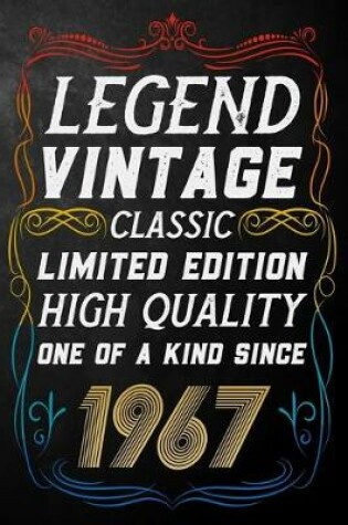 Cover of Legend Vintage Classic Limited Edition High Quality One Of A Kind Since 1967