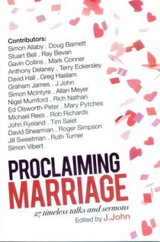 Cover of Proclaiming Marriage