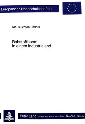 Cover of Rohstoffboom in Einem Industrieland