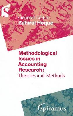 Book cover for Methodological Issues in Accounting Research: Theories and Methods