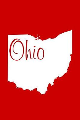 Book cover for Ohio - Red Lined Notebook with Margins