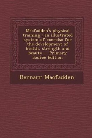 Cover of Macfadden's Physical Training