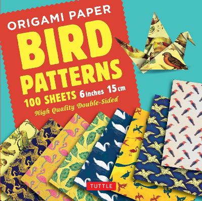 Book cover for Origami Paper - Bird Patterns - 6 inch (15 cm) - 100 sheets