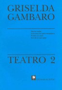 Book cover for Teatro 2 - Gambaro