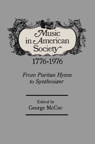 Cover of Music in American Society