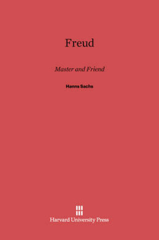 Cover of Freud, Master and Friend