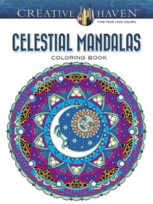 Book cover for Creative Haven Celestial Mandalas Coloring Book