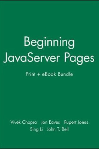 Cover of Beginning JavaServer Pages Print + eBook Bundle