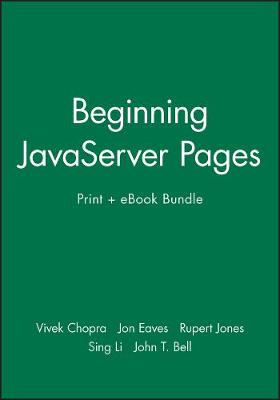 Book cover for Beginning JavaServer Pages Print + eBook Bundle