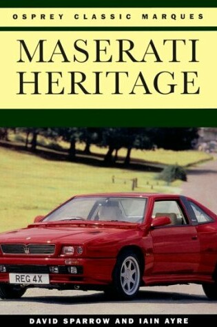 Cover of Maserati Heritage