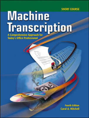 Book cover for Machine Transcript+ CDROM