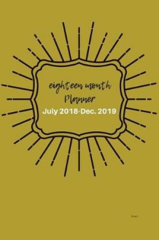 Cover of Eighteen Month Planner Forest