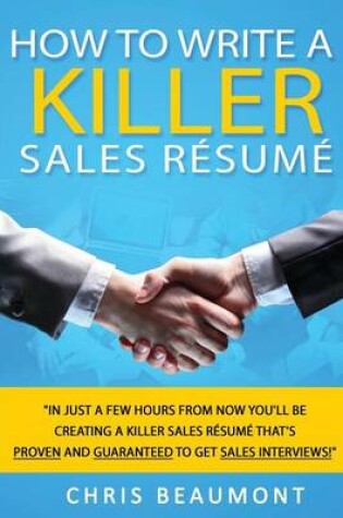 Cover of How to Write a Killer Sales Resume